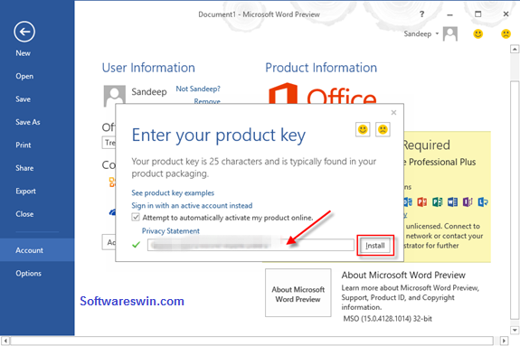 How to get a product key for microsoft office 2016 Microsoft Office 2016 Professional Plus Product Key Office Product Key